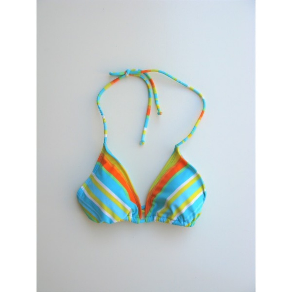 4/$25 California Dreaming Striped Bikini Top